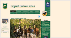 Desktop Screenshot of hippischcentrumvelsen.nl
