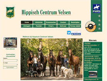 Tablet Screenshot of hippischcentrumvelsen.nl